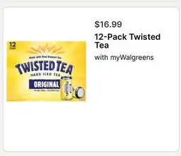 Walgreens 12-Pack Twisted Tea offer