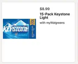 Walgreens Keystone Light offer