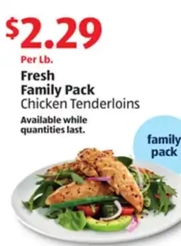 Aldi Fresh Family Pack Chicken Tenderloins offer