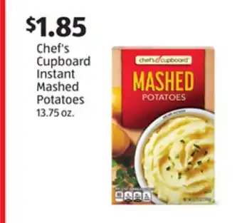 Aldi Chef's Cupboard Instant Mashed Potatoes offer