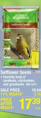 Menards Enchanted Garden Safflower Premium Wild Bird Food Seed - 16 lb offer