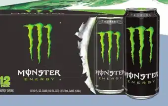 Menards Monster Energy Original Energy Drink - 12 Pack offer