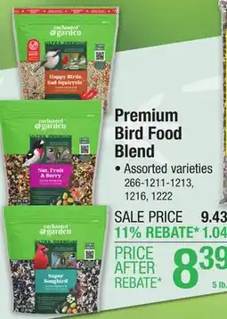 Menards Enchanted Garden Ultra Premium Happy Birds, Sad Squirrels Wild Bird Food Seed Blend - 5 lb offer