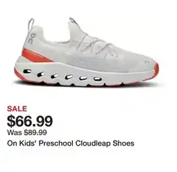 Dick's Sporting Goods On Kids' Preschool Cloudleap Shoes offer