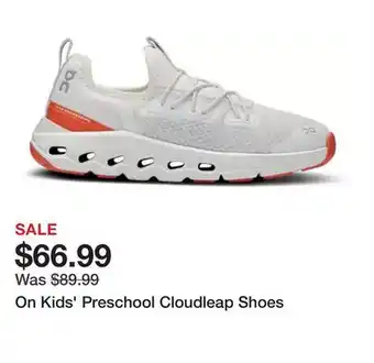 Dick's Sporting Goods On Kids' Preschool Cloudleap Shoes offer