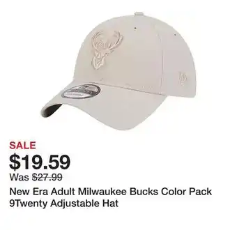 Dick's Sporting Goods New Era Adult Milwaukee Bucks Color Pack 9Twenty Adjustable Hat offer