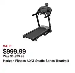 Dick's Sporting Goods Horizon Fitness 7.0AT Studio Series Treadmill offer