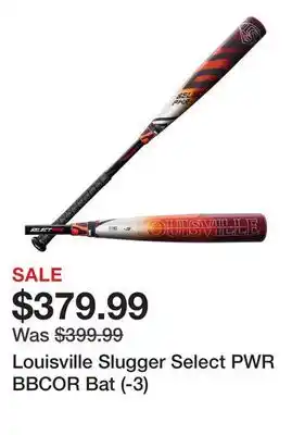 Dick's Sporting Goods Louisville Slugger Select PWR BBCOR Bat (-3) offer