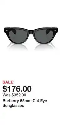 Nordstrom Burberry 55mm Cat Eye Sunglasses offer