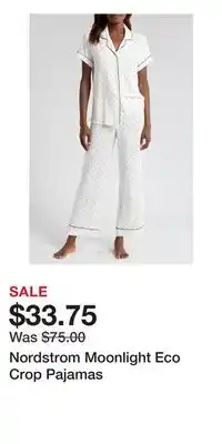 Nordstrom Nordstrom Moonlight Eco Crop Pajamas offer