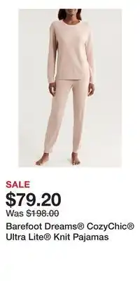 Nordstrom Barefoot Dreams CozyChic Ultra Lite Knit Pajamas offer