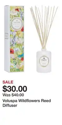 Nordstrom Voluspa Wildflowers Reed Diffuser offer