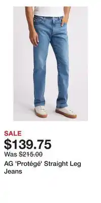 Nordstrom AG 'Protégé' Straight Leg Jeans offer