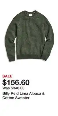 Nordstrom Billy Reid Lima Alpaca & Cotton Sweater offer