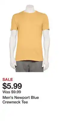 Kohl's Men's Newport Blue Crewneck Tee offer