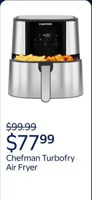 Walmart Chefman Turbofry Air Fryer with Basket Divider, 8 Qt Capacity - Stainless Steel, New offer