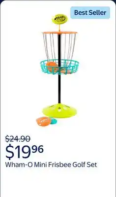 Walmart Wham-O Mini Frisbee Golf Set offer