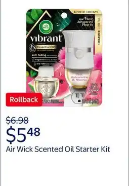 Walmart Air Wick Scented Oil - Vibrant Starter Kit - 1+1 Pink Watermelon & Mimosa offer