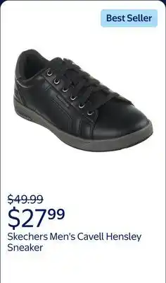 Walmart Skechers Men's Cavell Hensley Memory Foam Court Sneaker offer