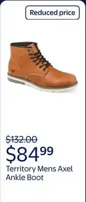 Walmart Territory Mens Axel Ankle Boot offer