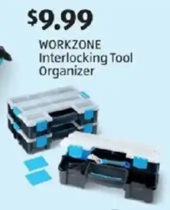 Aldi WORKZONE Interlocking Tool Organizer offer