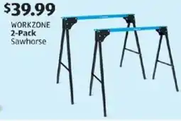 Aldi WORKZONE 2-Pack Sawhorse offer