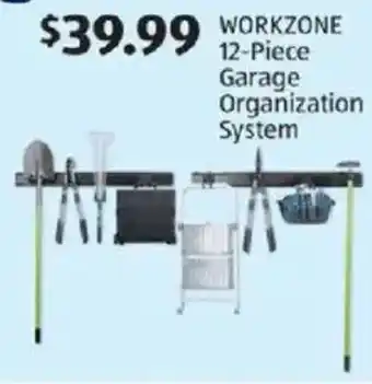 Aldi WORKZONE 12-Piece Garage Organization System offer