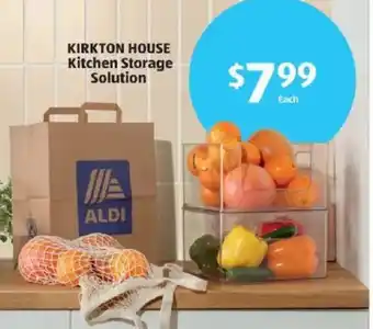 Aldi KIRKTON HOUSE Kitchen Storage Solution offer