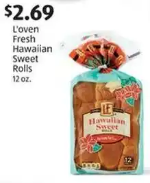 Aldi L'oven Fresh Hawaiian Sweet Rolls offer