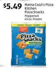 Aldi Mama Cozzi's Pizza Kitchen Pizza Snacks Pepperoni offer