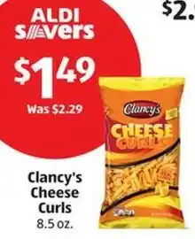 Aldi Clancy's Cheese Curls offer