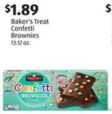 Aldi Baker's Treat Confetti Brownies offer