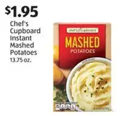 Aldi Chef's Cupboard Instant Mashed Potatoes offer