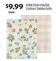 Aldi KIRKTON HOUSE Cotton Tablecloth offer