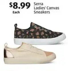 Aldi Serra Ladies' Canvas Sneakers offer