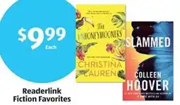 Aldi Readerlink Fiction Favorites offer