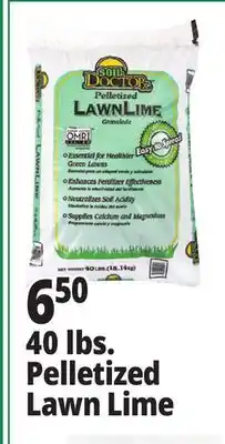 Ocean State Job Lot Soil Doctor Pelletized Lawn Lime 40 lbs offer