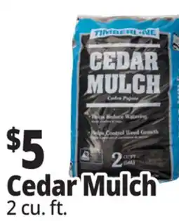 Ocean State Job Lot Timberline Cedar Mulch 2 cu ft offer