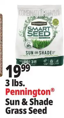 Ocean State Job Lot Pennington Smart Seed Sun & Shade Grass Seed 3 lbs offer