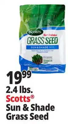 Ocean State Job Lot Scotts Turf Builder Sun & Shade Grass Seed 2.4 lbs offer