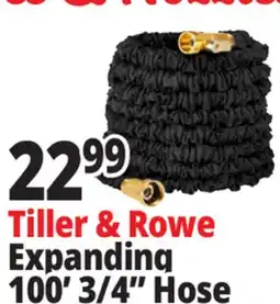 Ocean State Job Lot Tiller & Rowe 3/4 Expanding Garden Hose 100' offer