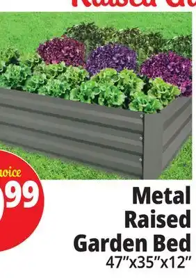 Ocean State Job Lot Tiller & Rowe Metal Raised Garden Bed offer