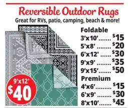 Ocean State Job Lot Reversible Outdoor Rugs offer