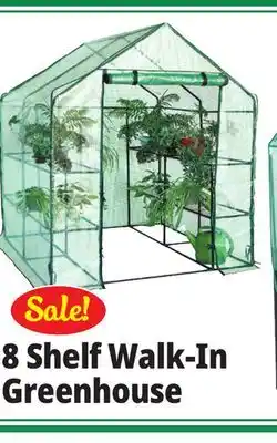 Ocean State Job Lot Tiller & Rowe 8-Shelf Walk-In Greenhouse offer