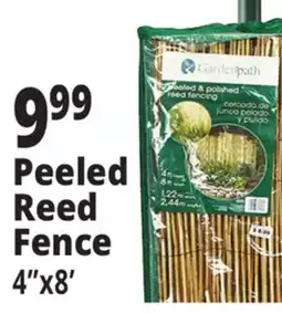 Ocean State Job Lot Gardenpath Peeled and Polished Reed Fencing 8' offer