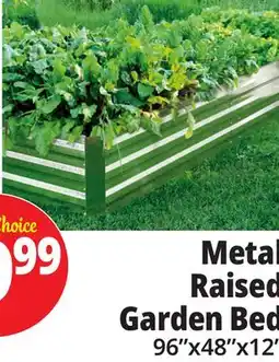 Ocean State Job Lot Tiller & Rowe Galvanized Raised Garden Bed 96 offer