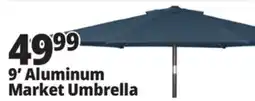 Ocean State Job Lot 9' Aluminum Market Umbrella with Tilt offer