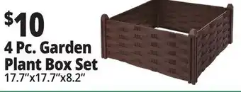 Ocean State Job Lot Raised Garden Bed 4 Piece offer