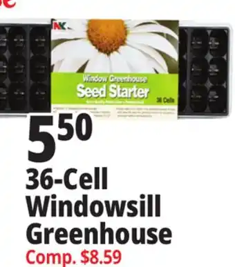 Ocean State Job Lot NK Lawn & Garden 36 Cell Window Greenhouse Seed Starter offer