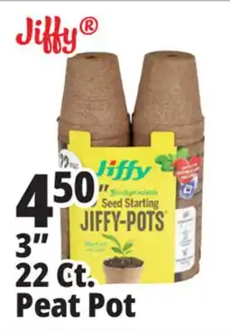 Ocean State Job Lot 3 Biodegradable Seed Starting Jiffy-Pots 22-pots offer